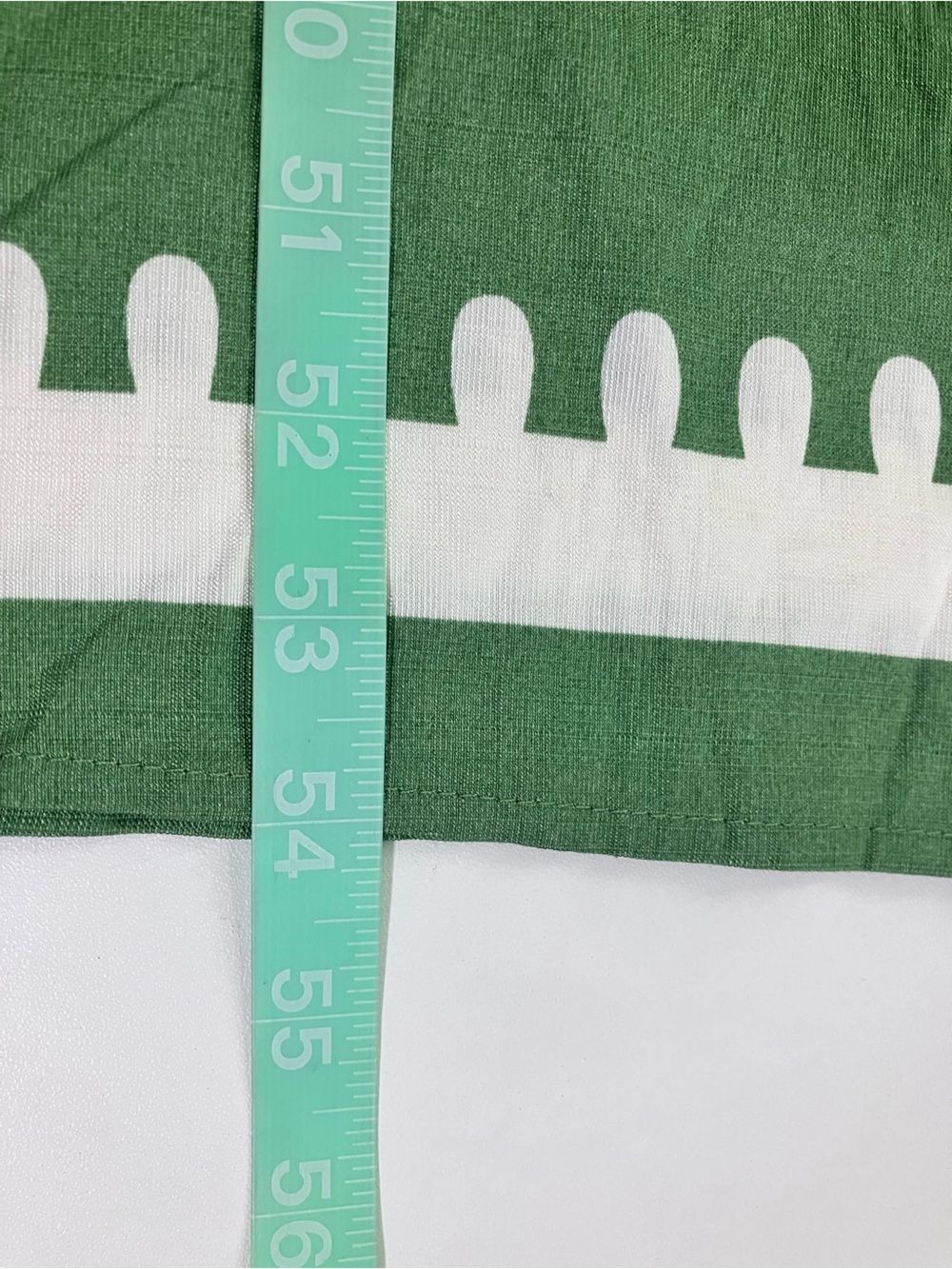 Green Maxi Dress Smocked top with ruffle straps Size Large - Picture 5 of 5